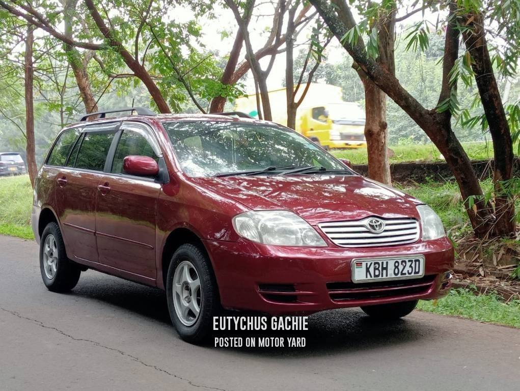 Toyota Fielder 2002 Red