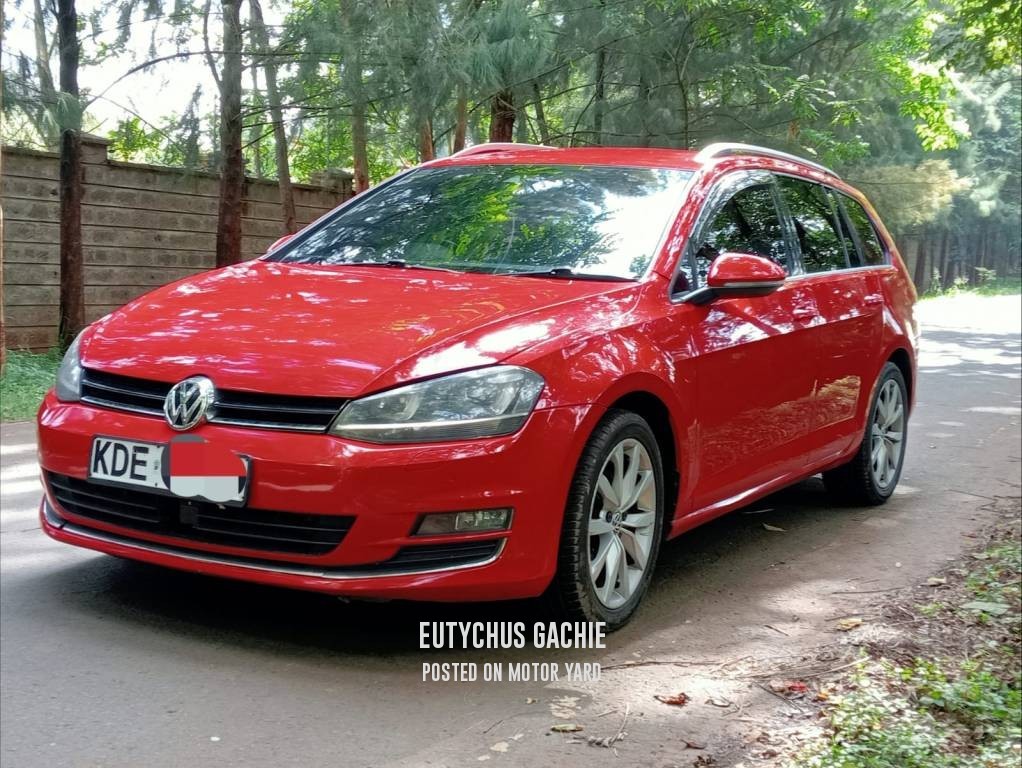 Volkswagen Golf Variant 2014 Red