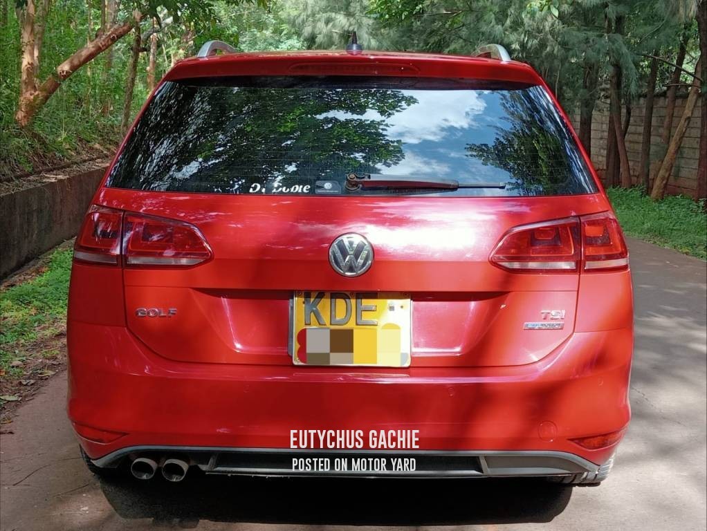 Volkswagen Golf Variant 2014 Red