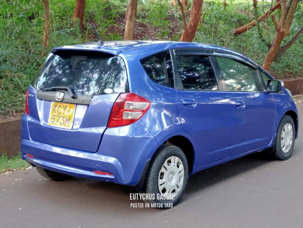Honda Fit 2012 Blue