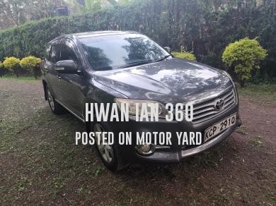 Toyota Vanguard 2011 Grey