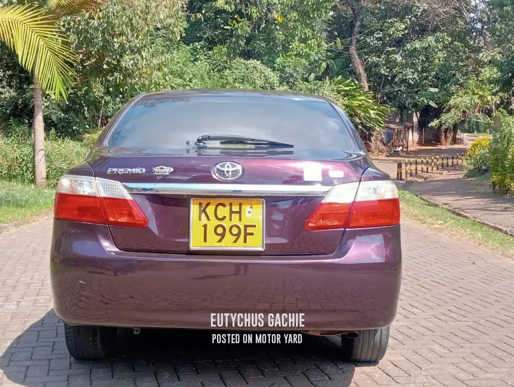 Toyota Premio 2009 Maroon
