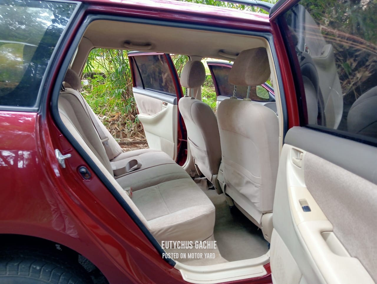 Toyota Fielder 2002 Red