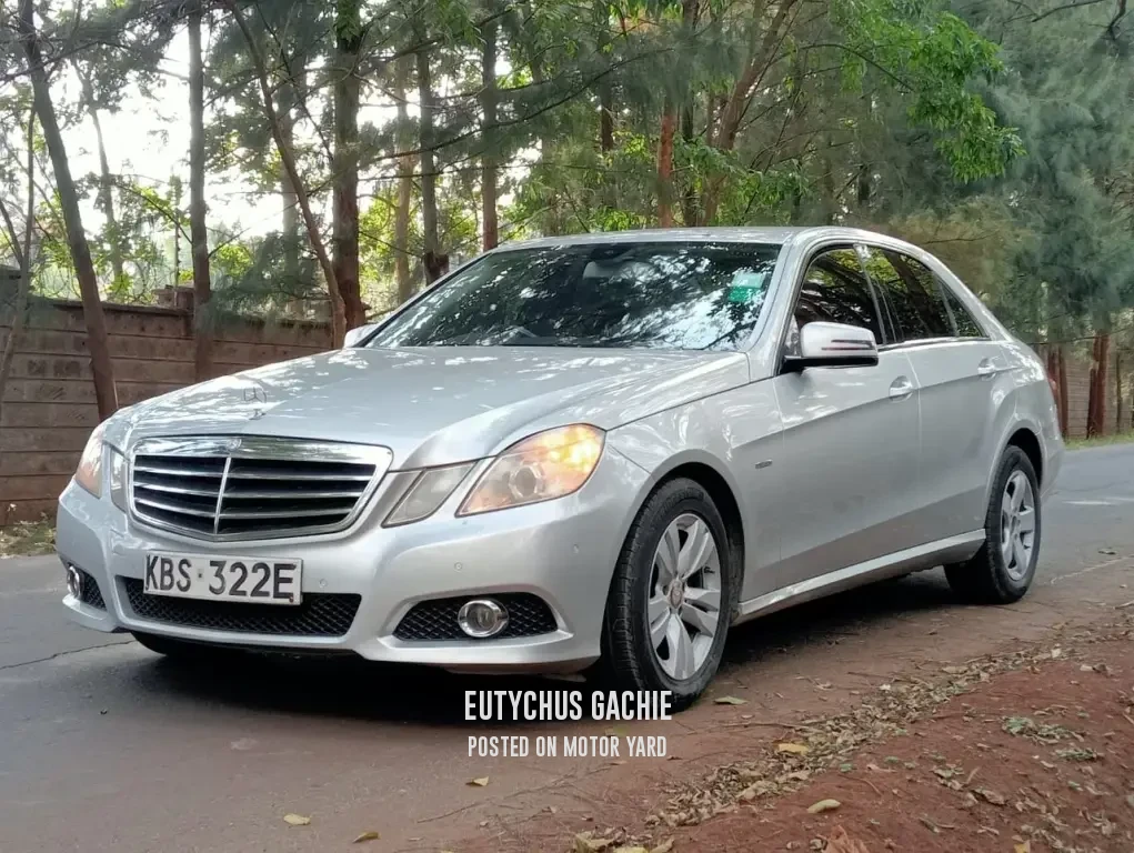 Mercedes-Benz E250 2010 Silver