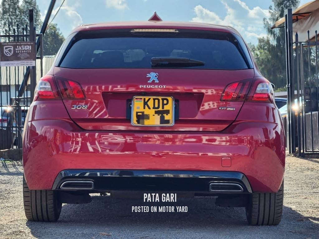 Peugeot 308 2017 Maroon