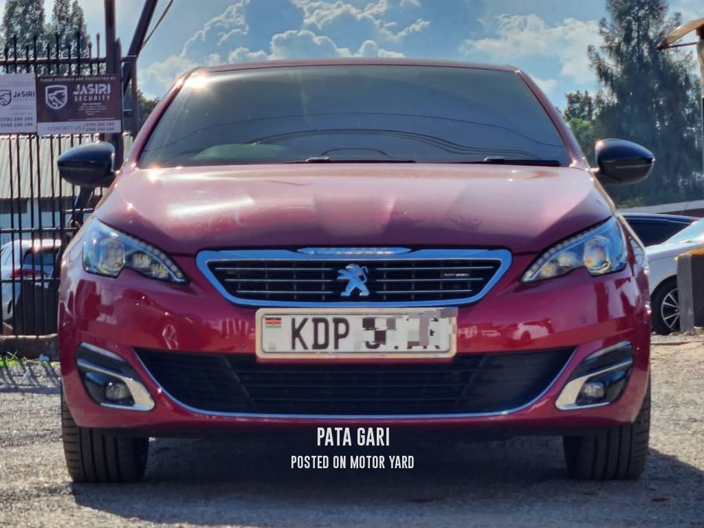Peugeot 308 2017 Maroon