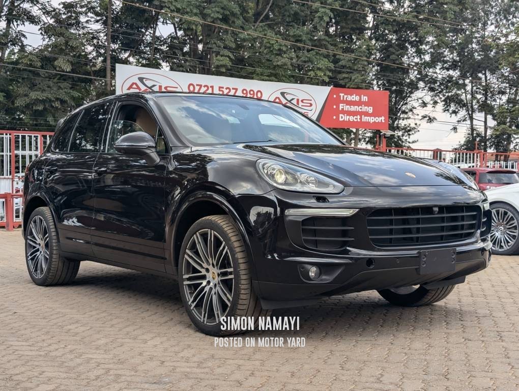 Porsche Cayenne 2018 Black