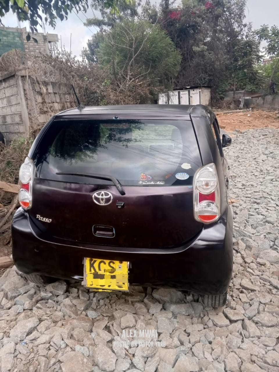 Toyota Passo 2014 Maroon