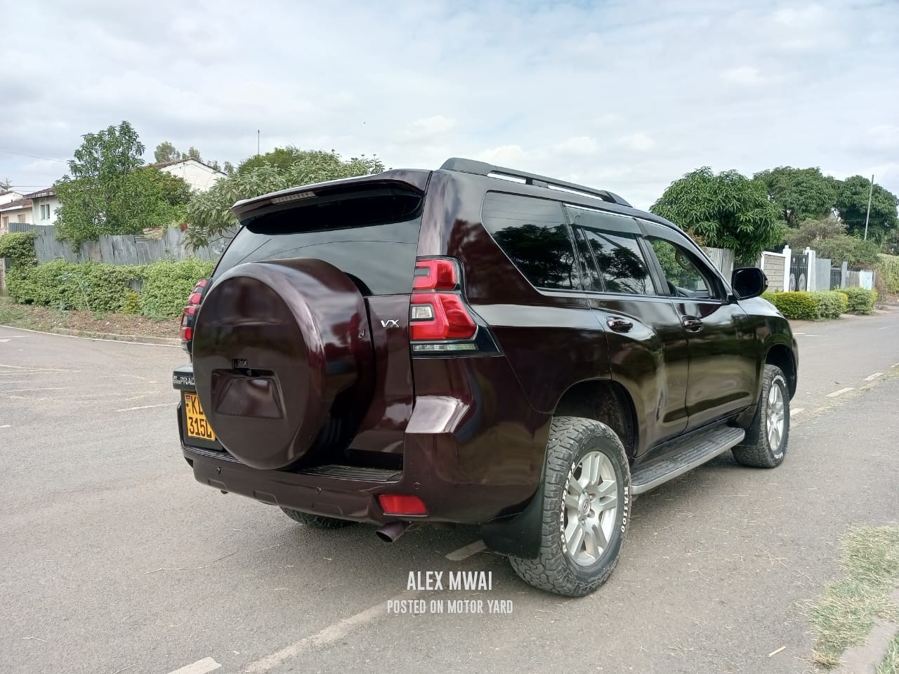 Toyota Land Cruiser Prado 2013 Maroon