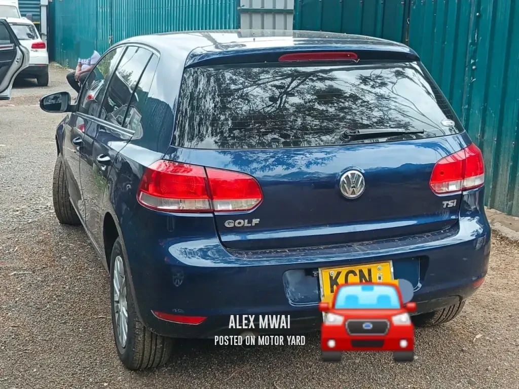 Volkswagen Golf TSI 2012 Blue