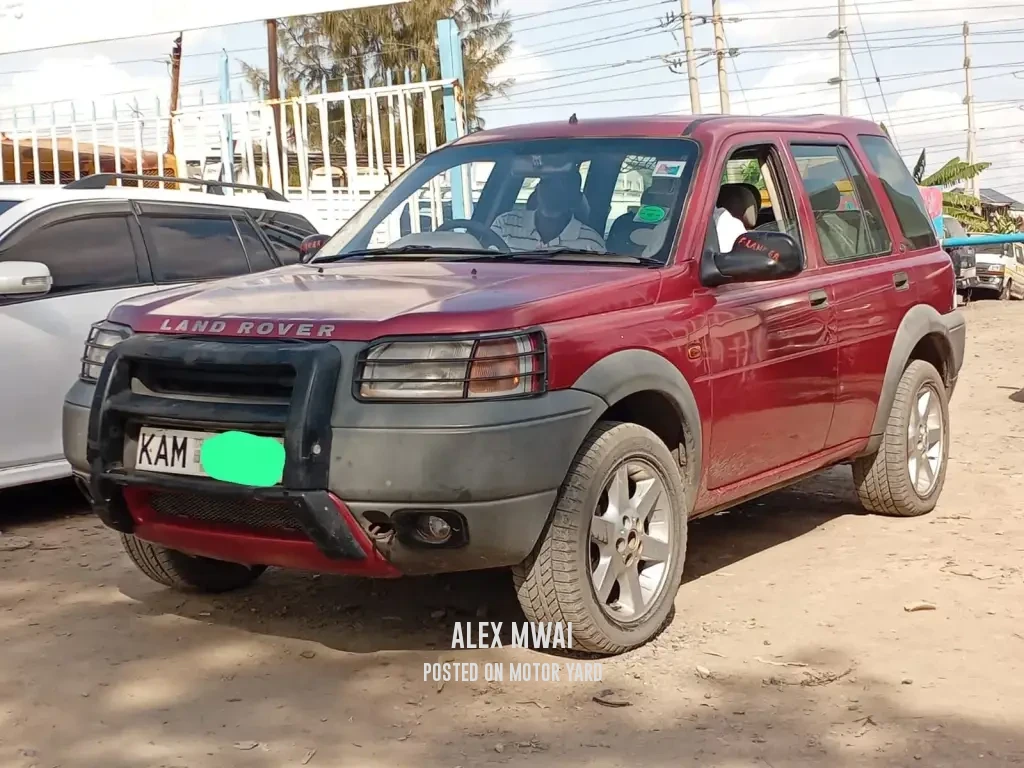 Land Rover Freelander 2002 Red