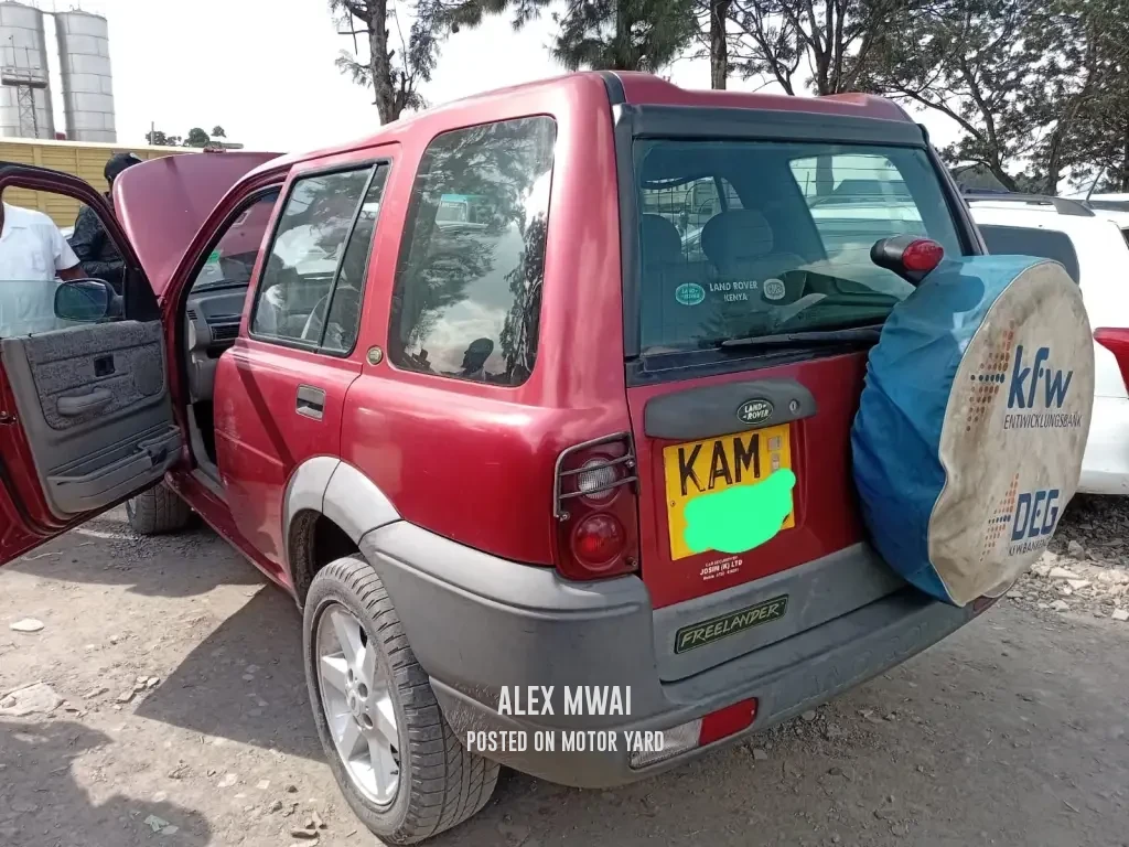Land Rover Freelander 2002 Red