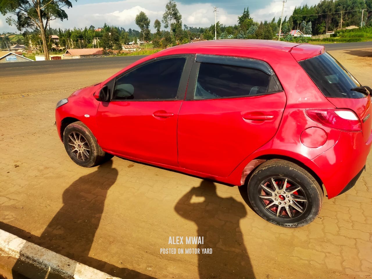 Mazda Demio 2012 Red