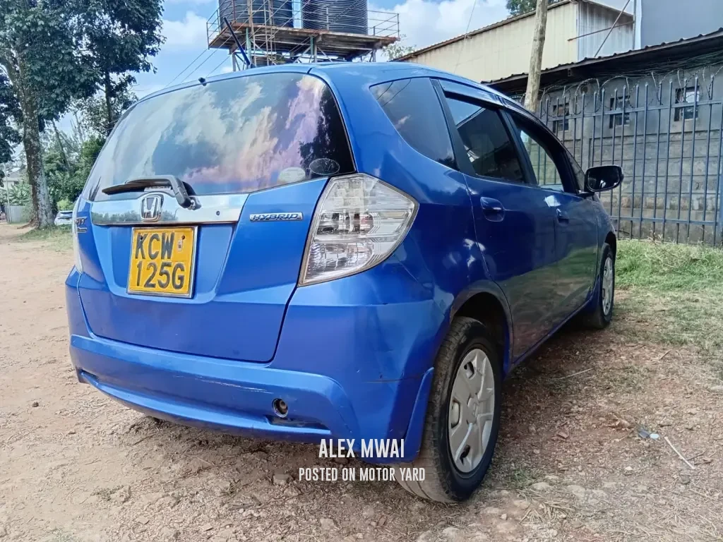 Honda Fit Hybrid 2012 Blue