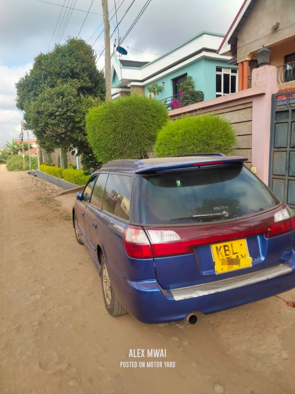 Subaru Legacy 2009 Blue
