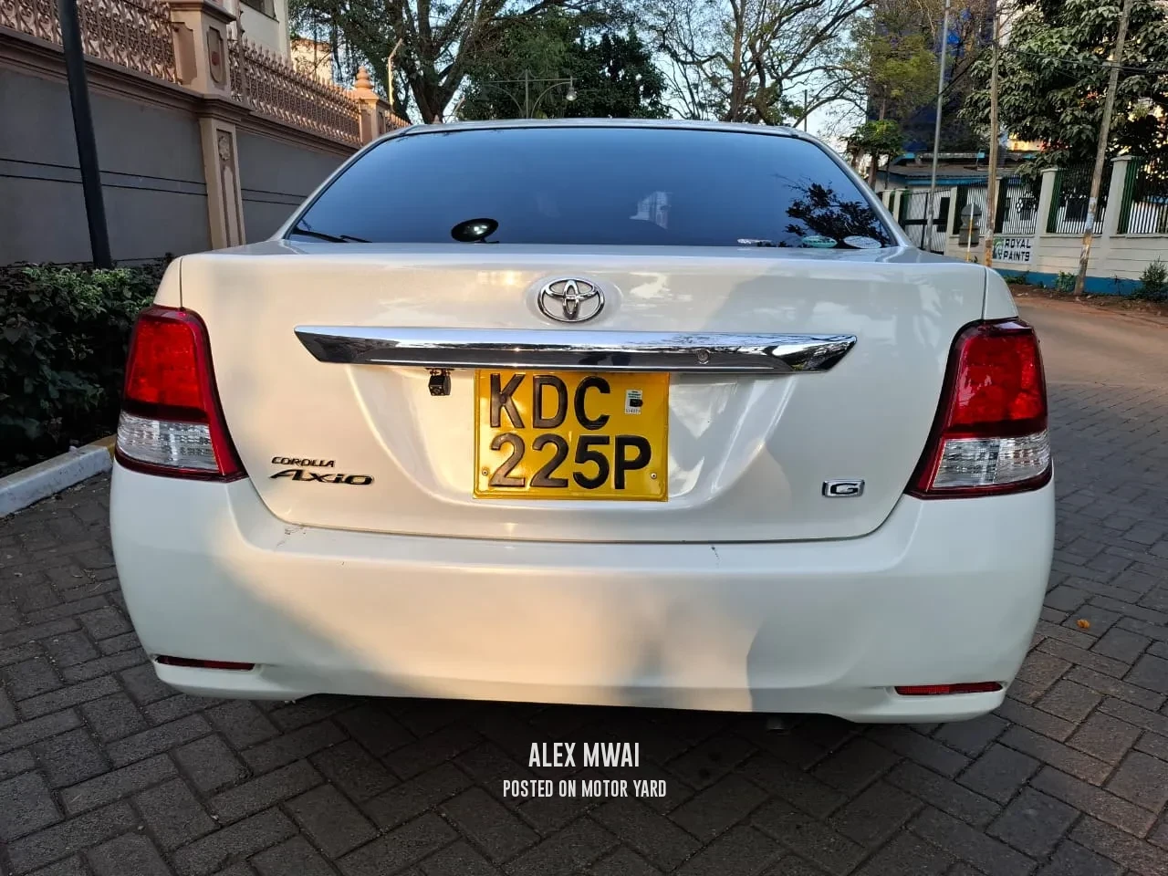 Toyota Axio 2014 White