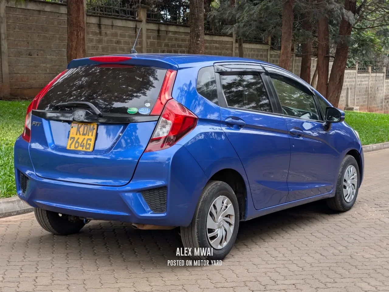 Honda Fit 2017 Blue