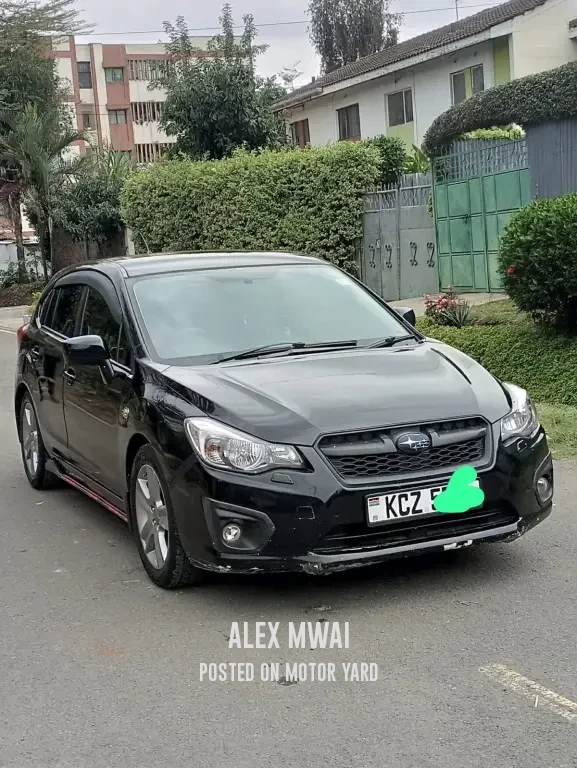 Subaru Impreza 2012 Black