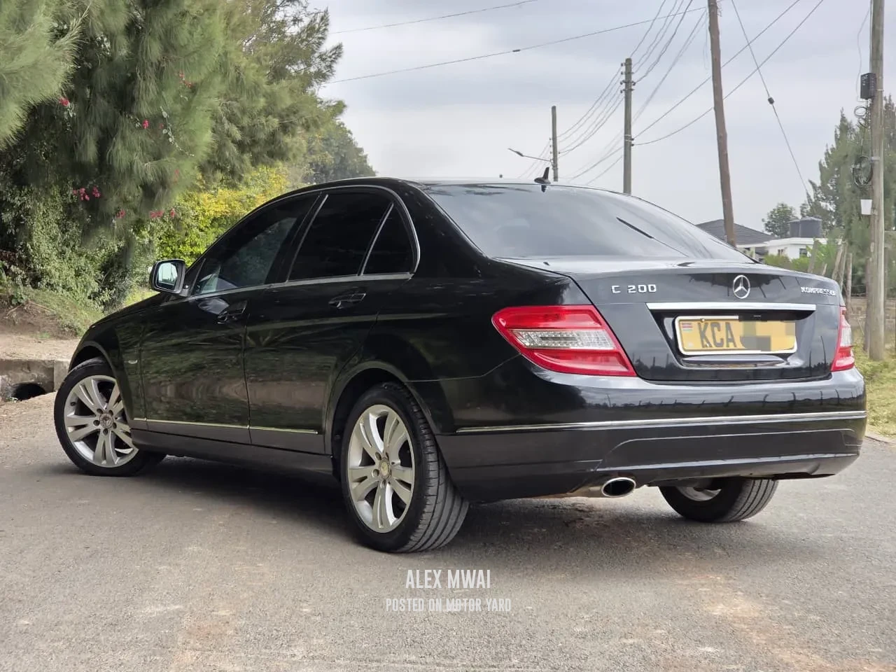 Mercedes-Benz C200 2007 Black