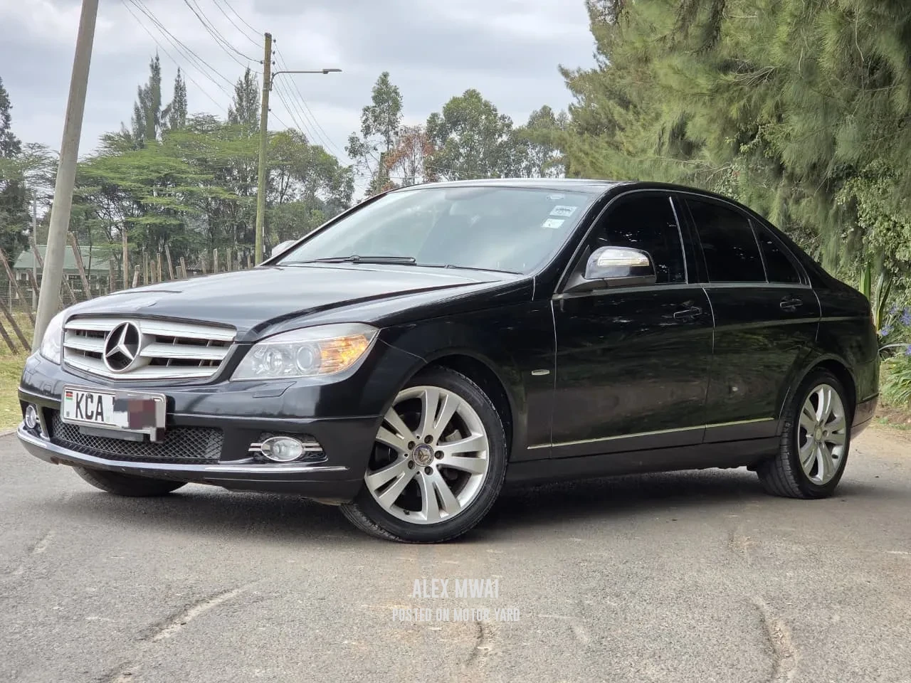 Mercedes-Benz C200 2007 Black