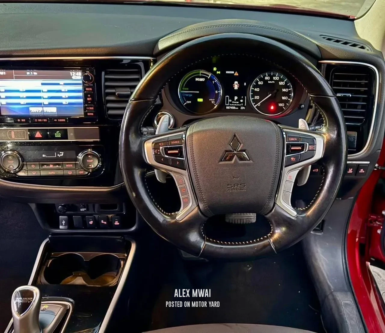 Mitsubishi Outlander PHEV 2018 Red